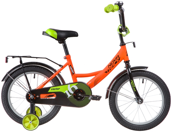 Велосипед NOVATRACK 16" VECTOR оранжевый