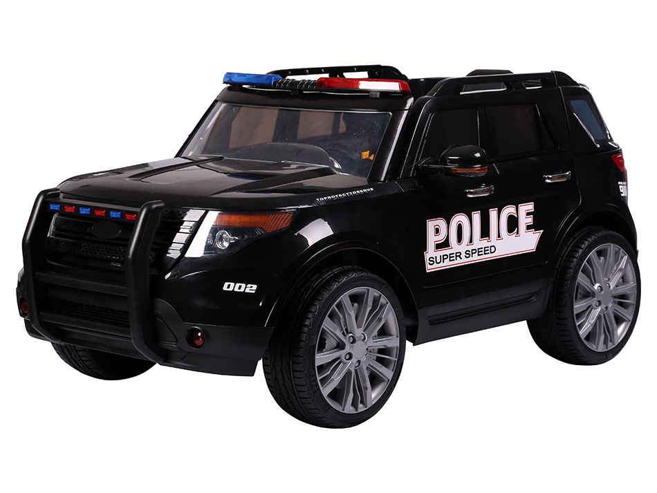 чёрный - Машинка на аккумуляторе "Police"