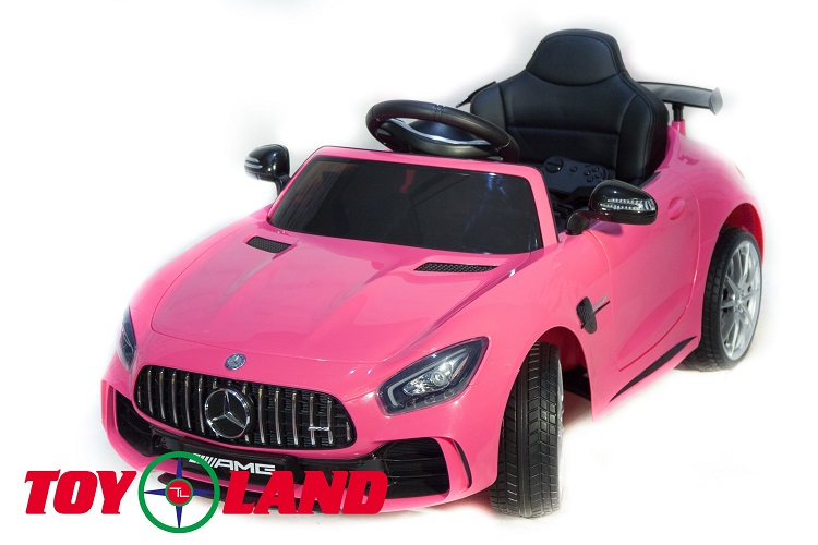 розовый - Электромобиль Mercedes-Benz GTR mini