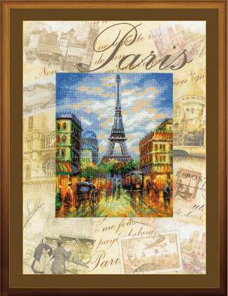 Набор для вышивания крестом «Города мира. Париж»