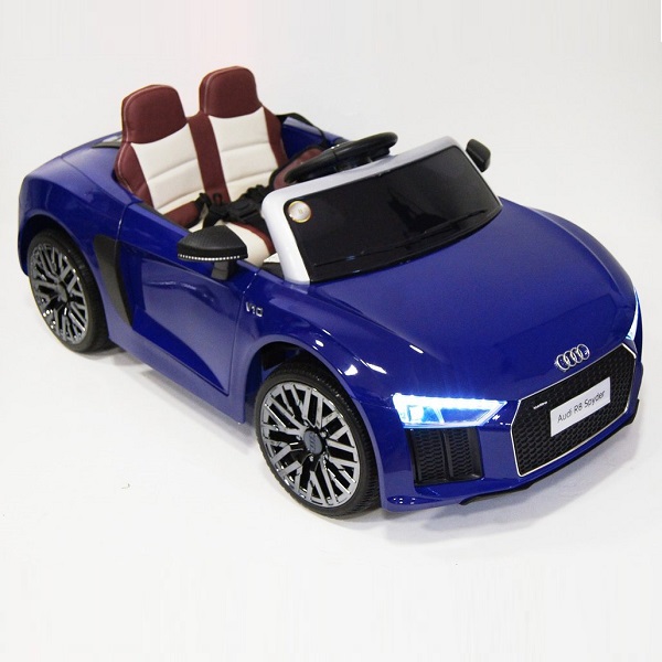 синий глянец - Электромобиль Audi R8 (Лицензионная модель) с дистанционным управлением