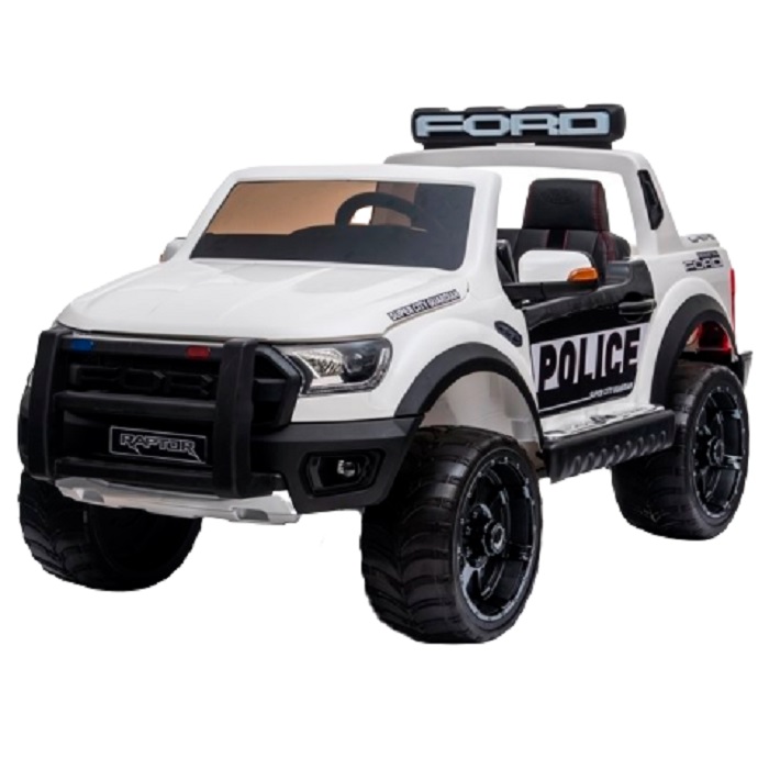 Police белый - Электромобиль Ford Ranger Raptor DK-F150R