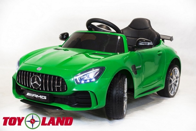 зеленый - Электромобиль Mercedes-Benz GTR mini