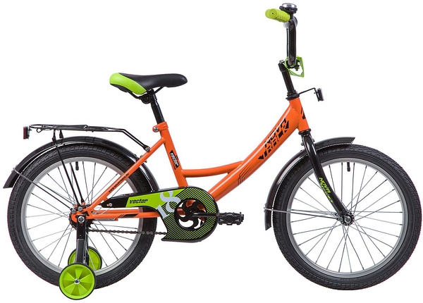 Велосипед NOVATRACK 18" VECTOR оранжевый