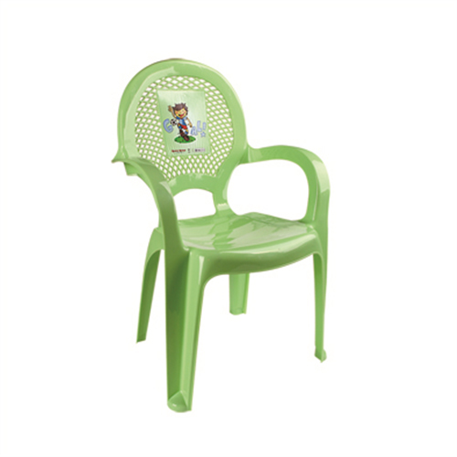 Салатовый - DUNYA  Детский стульчик с рисунком