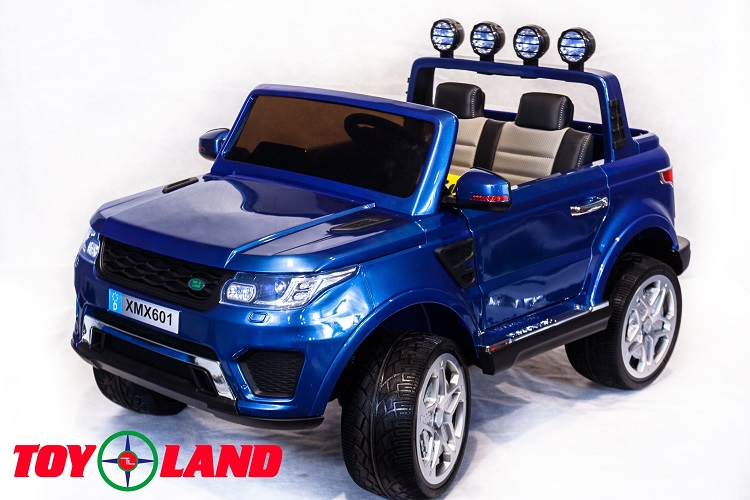 синий (краска) - Электромобиль Range Rover 4х4 XMX 601