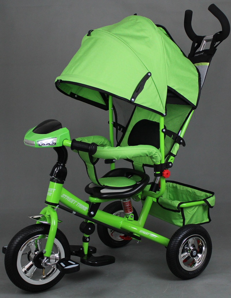 зеленый - Велосипед 3-х колесный STREET TRIKE А03Е