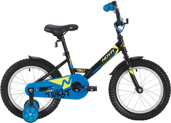 Велосипед NOVATRACK 12" TWIST чёрно-синий