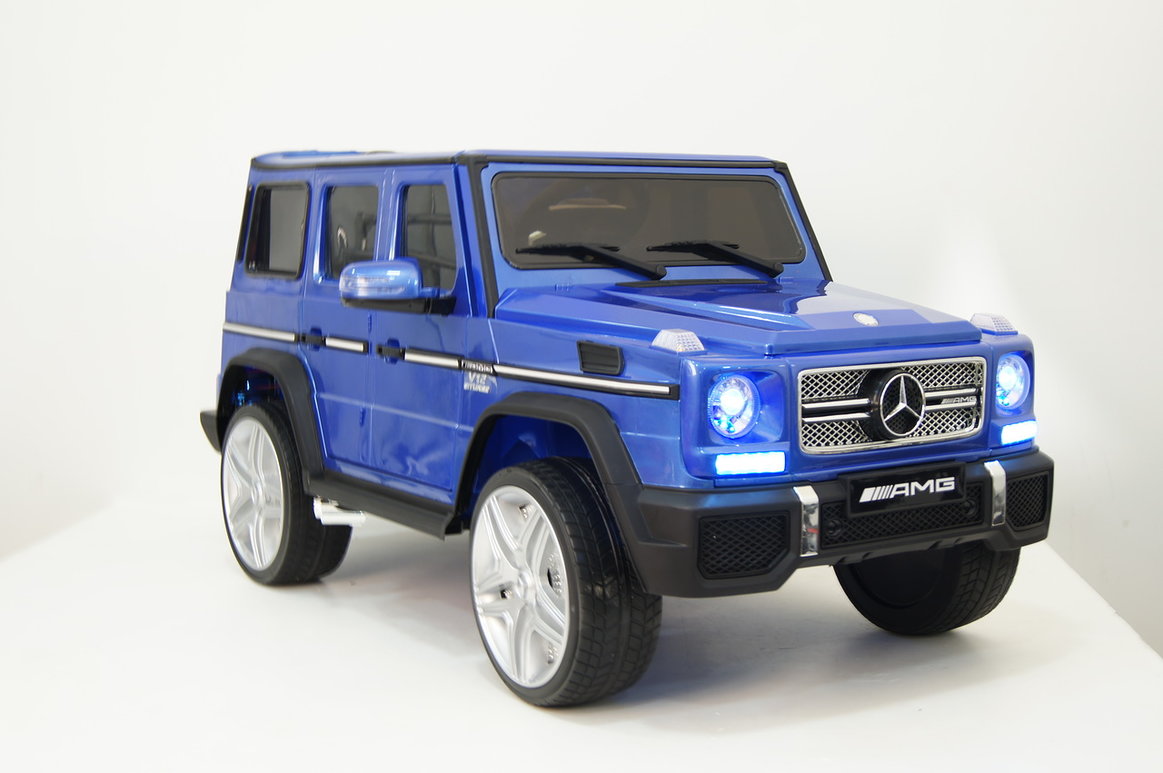 Синий глянец - Mercedes-Benz G-65 AMG (лицензия)  с дистанционным управлением