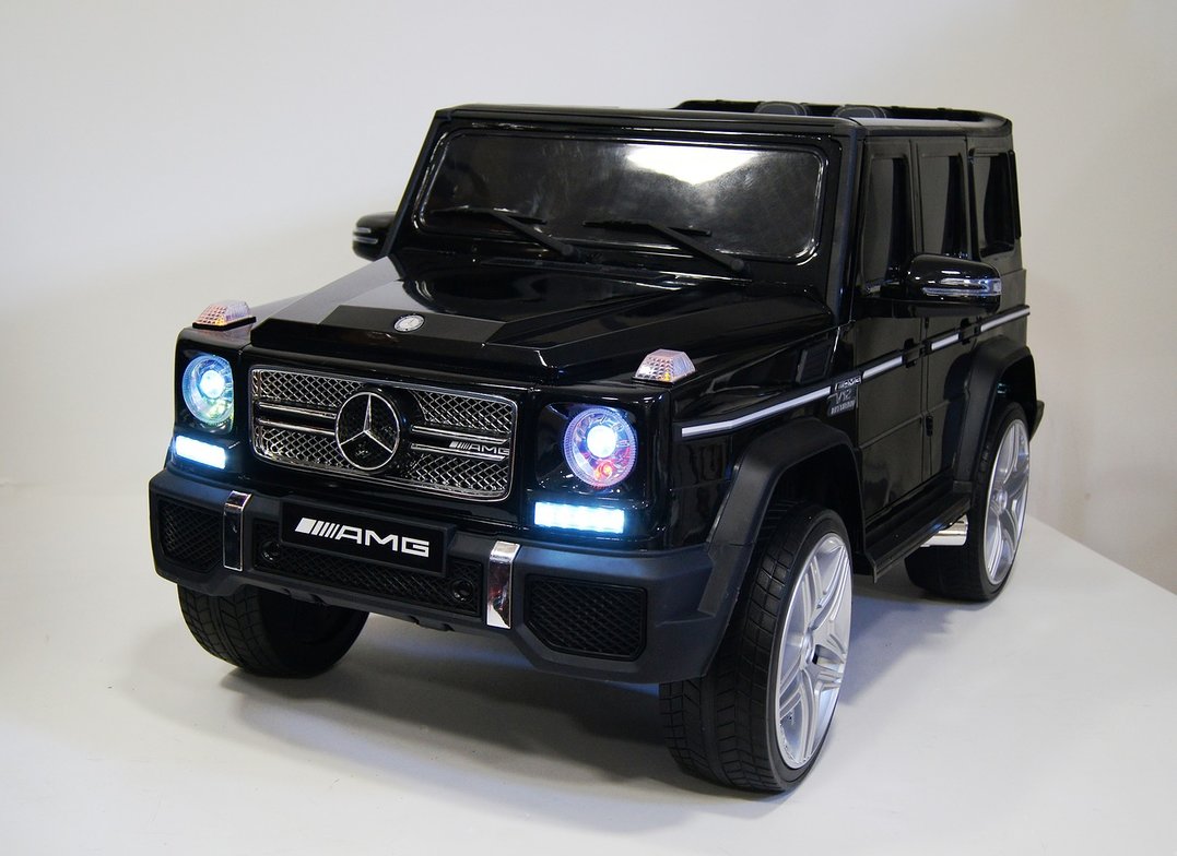  черный глянец - Mercedes-Benz G-65 AMG (лицензия)  с дистанционным управлением