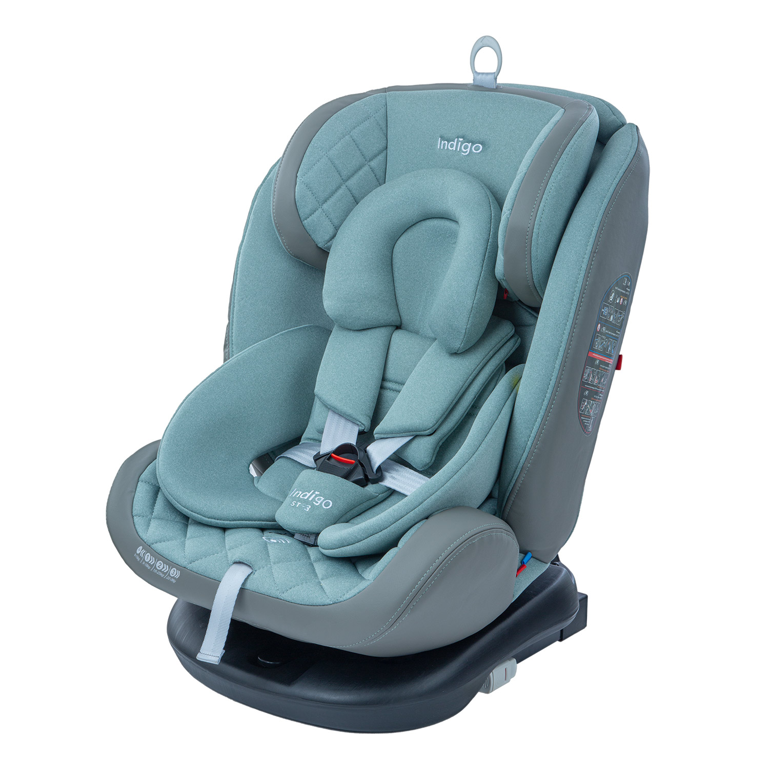 Автокресло Indigo Aero IsoFix ST-3, 0-36 кг (0-1-2-3) (от 12 лет) : фото,  характеристики, цена | Купить в интернет-магазине с доставкой по Твери и  Москве