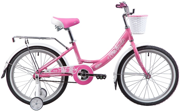 Велосипед NOVATRACK 20" GIRLISH line розовый