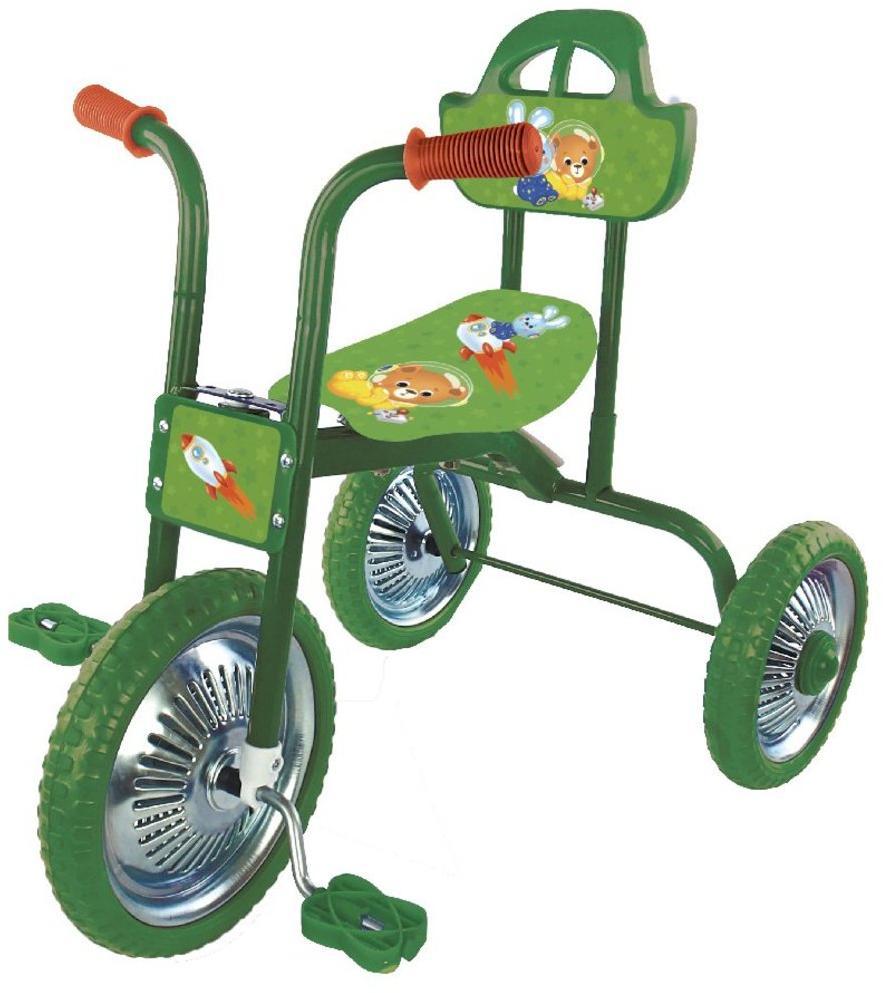 Велосипед трехколесный Лунатики, зелёный