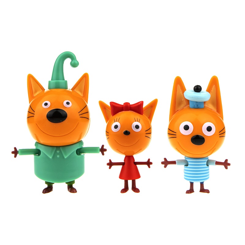 Игровой набор из 3 героев Три кота (Коржик, Карамелька, Компот): фото,  характеристики, цена | Купить в интернет-магазине с доставкой по Твери и  Москве