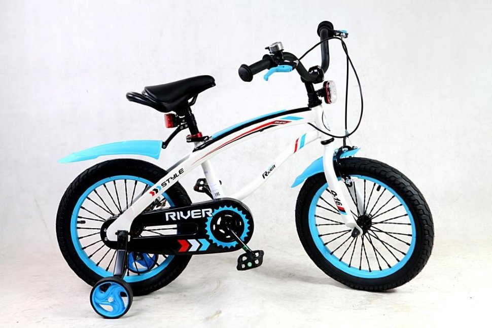 голубой - Велосипед Riverbike-Q (колеса 16")