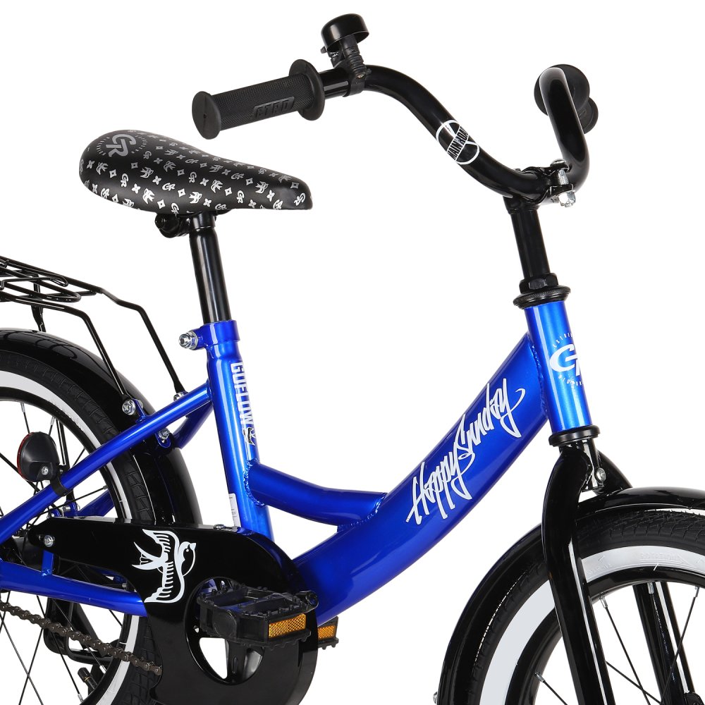 Детский велосипед "City-Ride HAPPYSUNDAY" 16" синий
