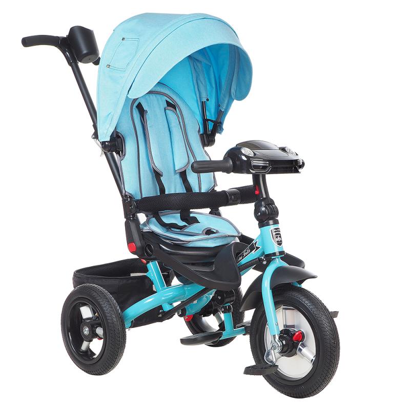 голубой (LIGHT BLUE JEANS) - Велосипед 3-х колесный Mini Trike Т400-17 Jeans