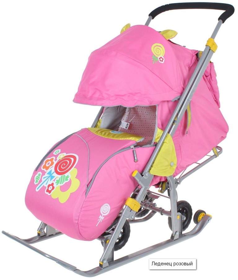 леденец розовый - Санки-коляска Ника Детям 7