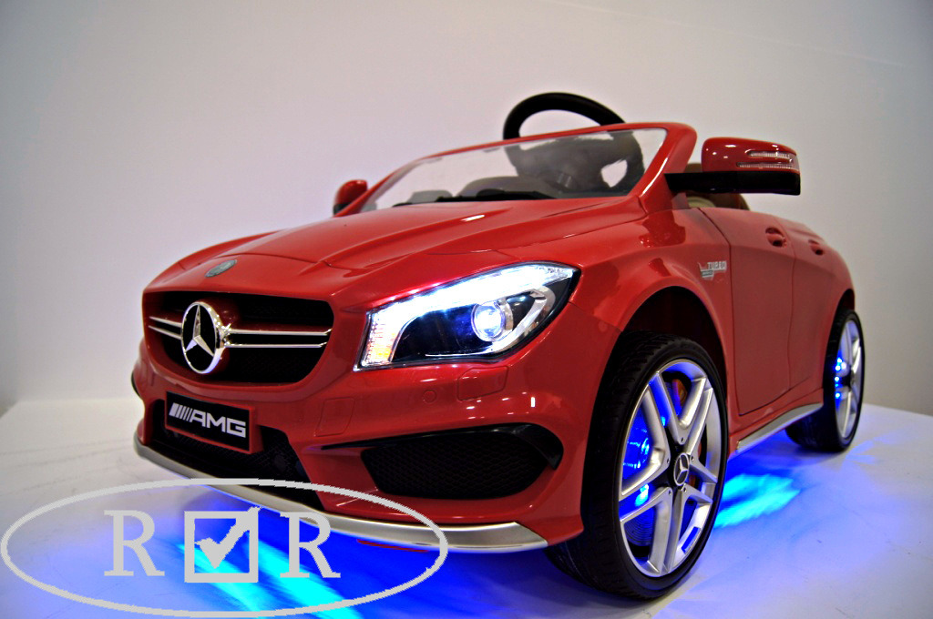 красный - Mercedes-Benz CLA45 A777AA (лицензионная модель) с дистанционным управлением