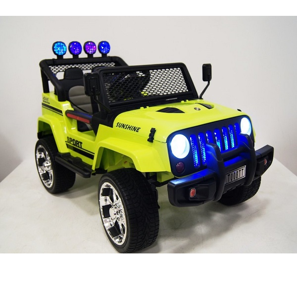 зеленый - Электромобиль Jeep T008TT с дистанционным управлением