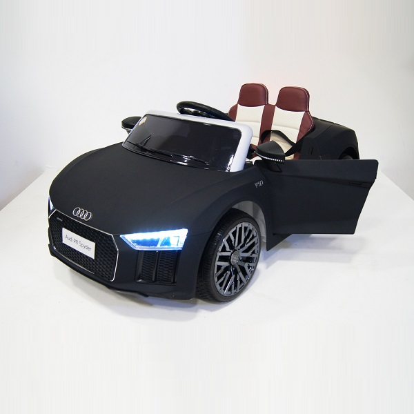 черный матовый - Электромобиль Audi R8 (Лицензионная модель) с дистанционным управлением