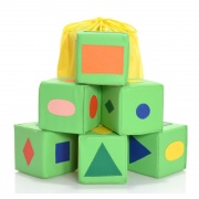 Кубики "Цвет, форма, размер"