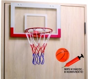 Баскетбольный щит мини с мячом и насосом (Moove&Fun)
