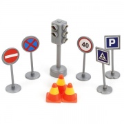 Набор "Светофор и дорожные знаки"
